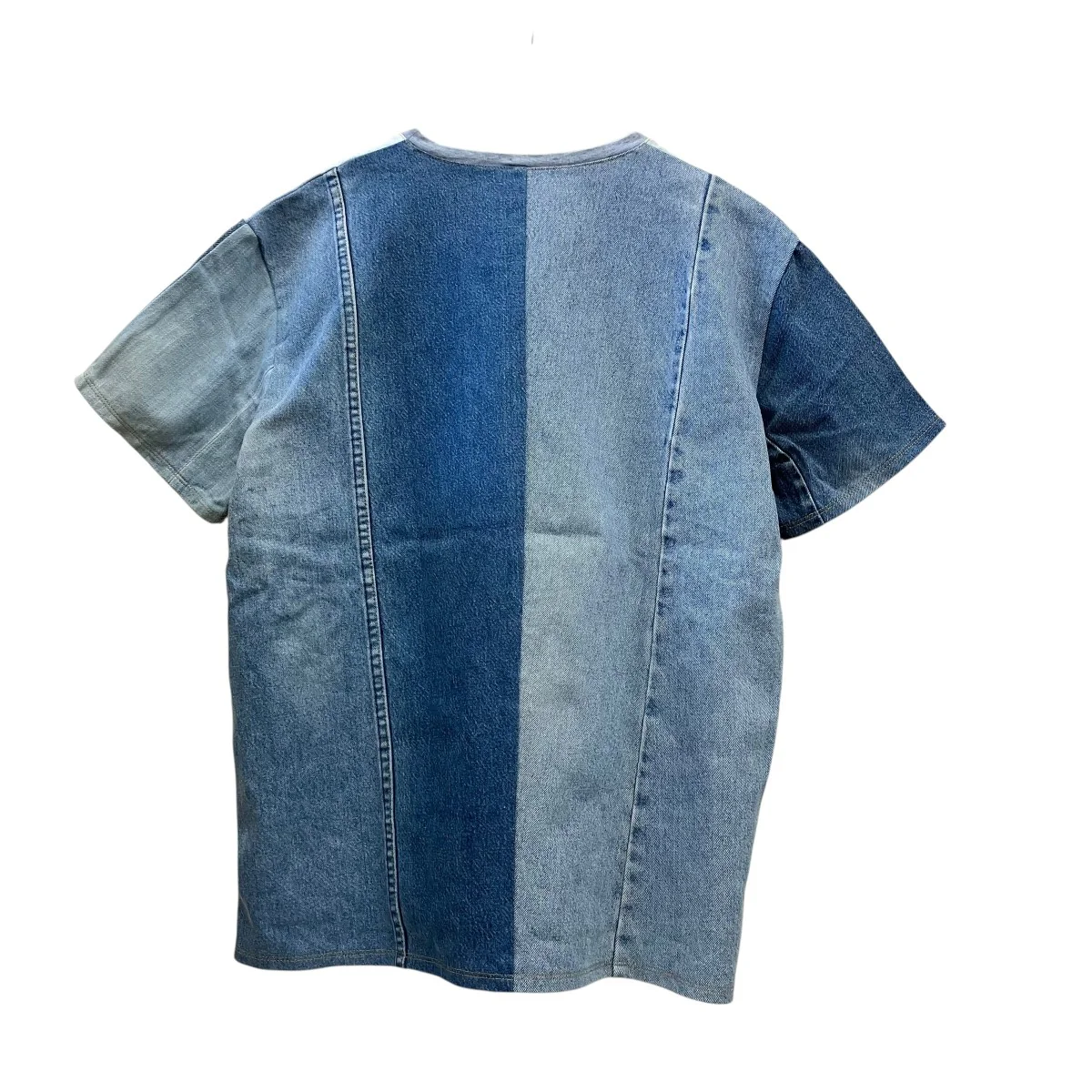 デニムパッチワークTシャツ - Image 2