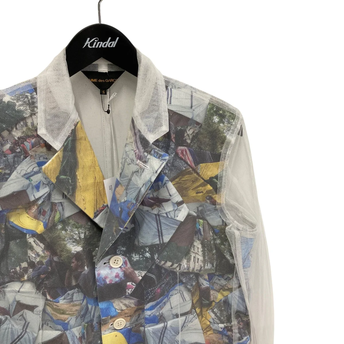 25SSLayered Mesh Print JacketシアージャケットGO-J038 - Image 3