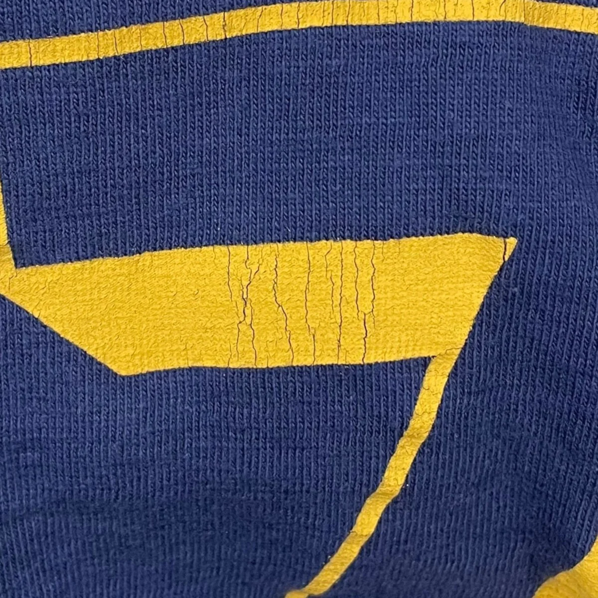 25SS クラックプリント7分袖カットソー フットボールTシャツ U CITY 4063 - Image 4