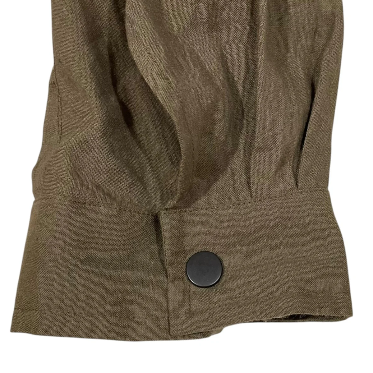26SS ジップアップジャケット L／N ZIPUP SHIRT JACKET リネンナイロン ジップアップ シャツジャケット ANC-SH77 - Image 4