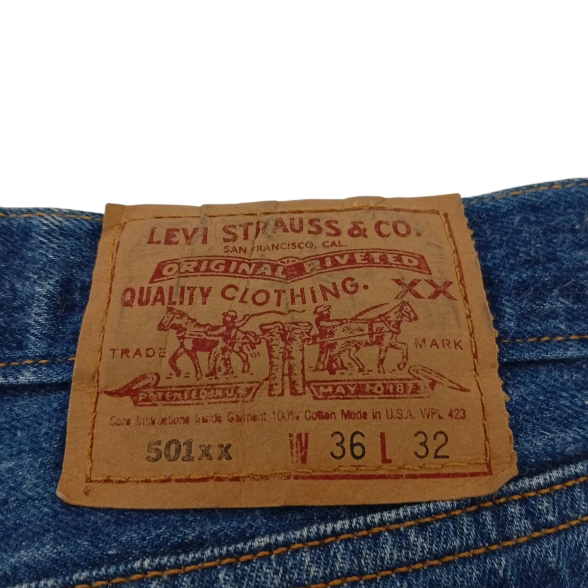 USA製 エルパソ工場デニムパンツ501-0000 - Image 4