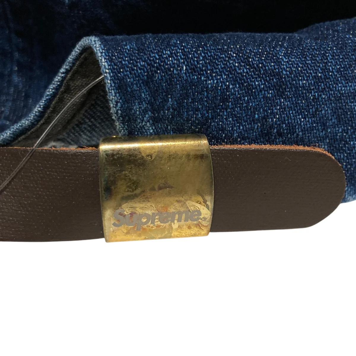 WASHED DENIM S LOGO 6-PANELデニムキャップ - Image 5