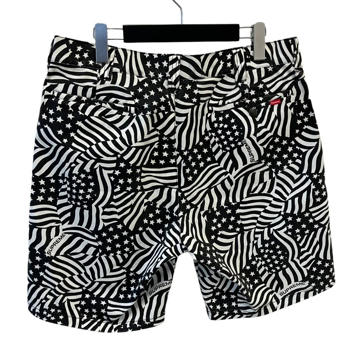 20SSWork Short Black Flagsショートパンツ - Image 2