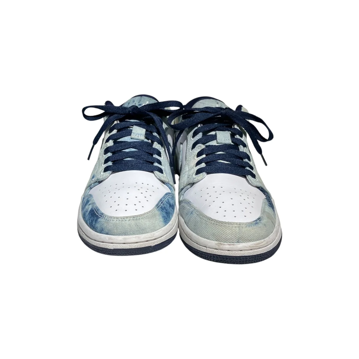 Air Jordan 1 Low Washed DenimローカットスニーカーCZ8455-100 - Image 3