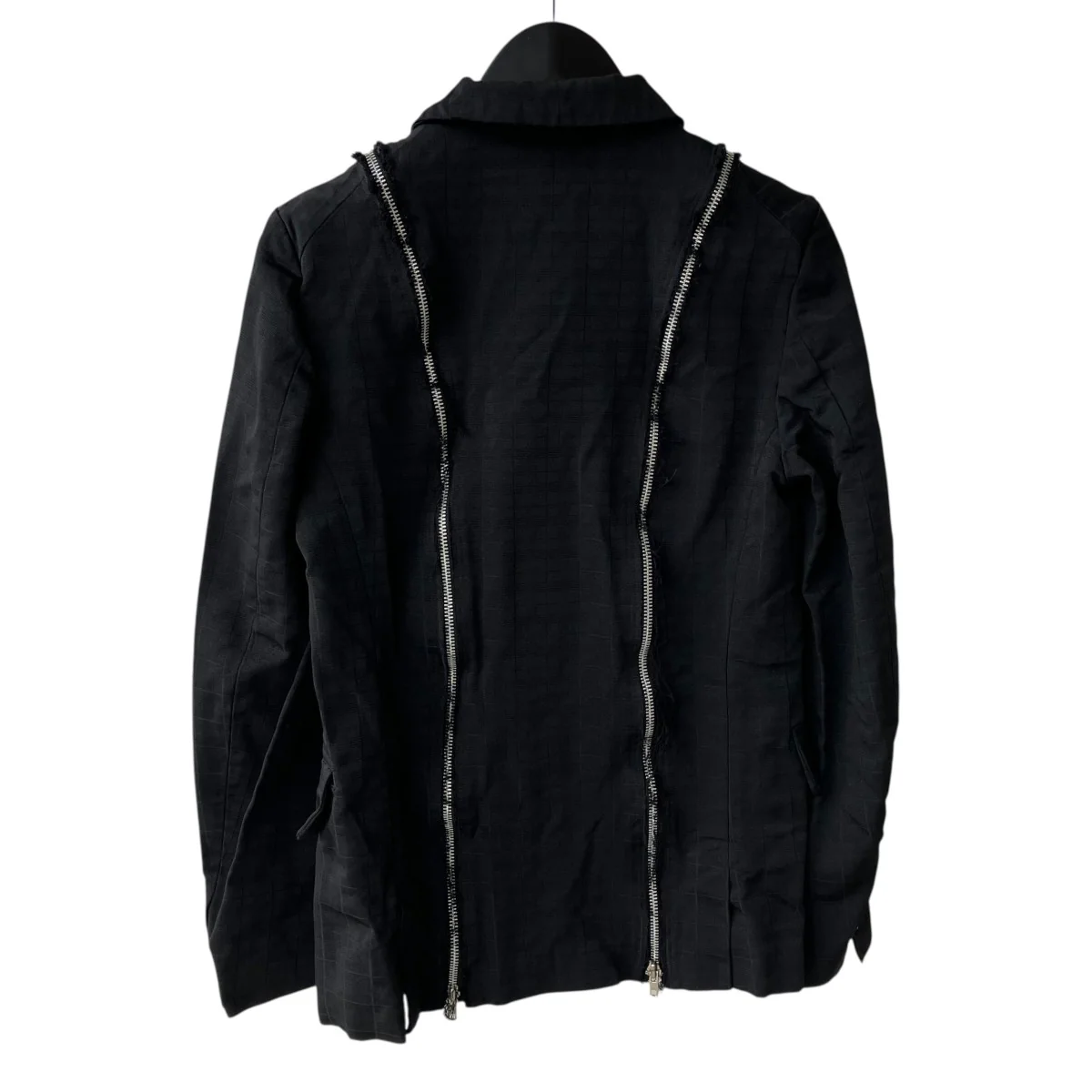Distressed single-breasted tailored jacketテーラードジャケット1N-J005 - Image 2