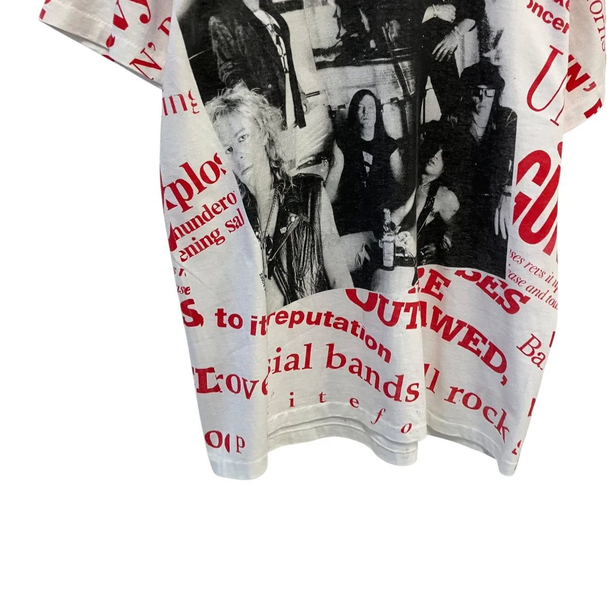 90sGUNS N ROSES 91年 ALL OVERPRINTTシャツ - Image 4