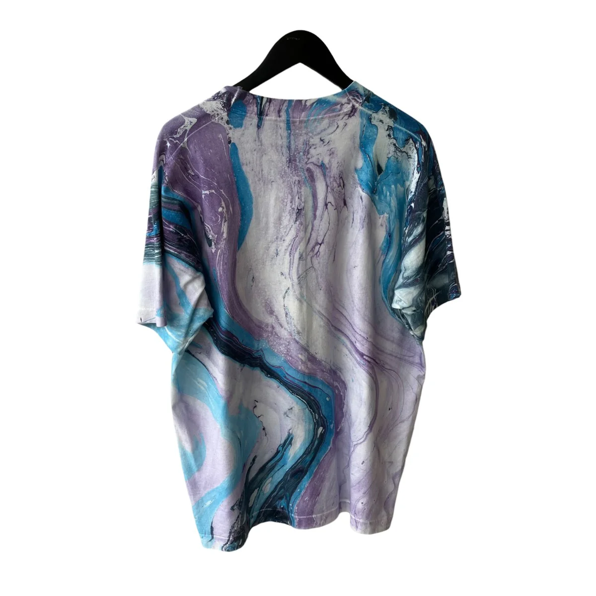 00s隅流し染め マーブル半袖Tシャツ - Image 2