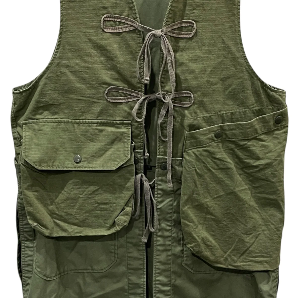 2WAYベスト Fishing Vest Cotton Ripstop フィッシング ベスト コットン リップストップ - Image 4