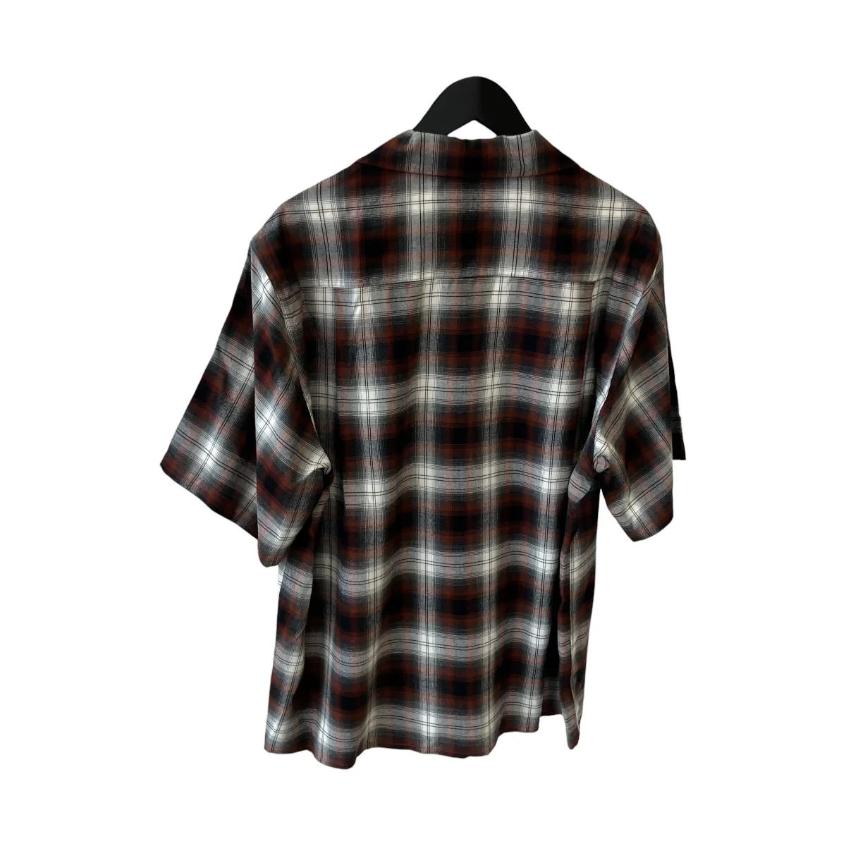 26SSOMBRE CHECK OPEN COLLAR SHIRT S S半袖シャツ26SS-WMS-OC10 - Image 2