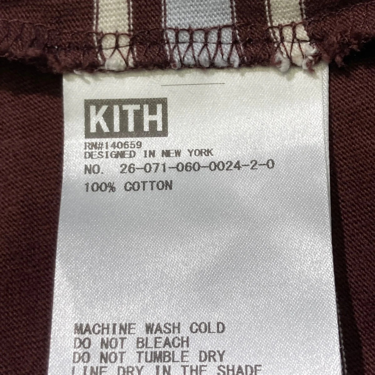 26SSKith Stripe LAX Tee 2．0半袖カットソーkhma030126-601 - Image 6