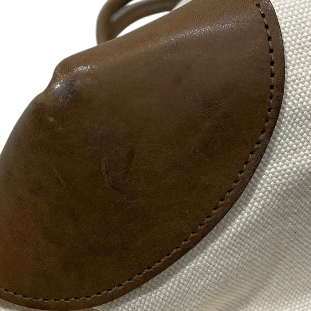 19SS レザーハンドルトートバッグ 4号帆布 RAIN SMILE MILK BAG ヨンゴウハンプ レインスマイル ミルクバッグ Mサイズ K1903XB50 - Image 8