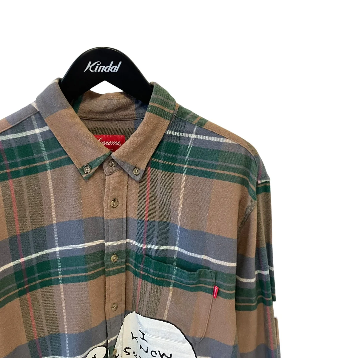 20SSDaniel Johnston Plaid Shirt長袖シャツ - Image 3