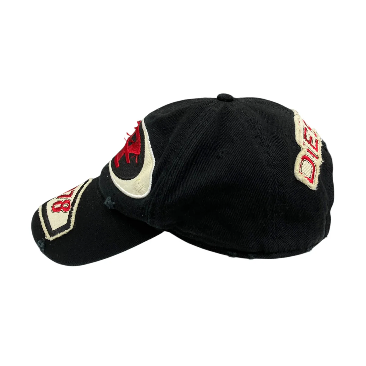 Baseball cap with embroidered patchesキャップ0QKAA - Image 3