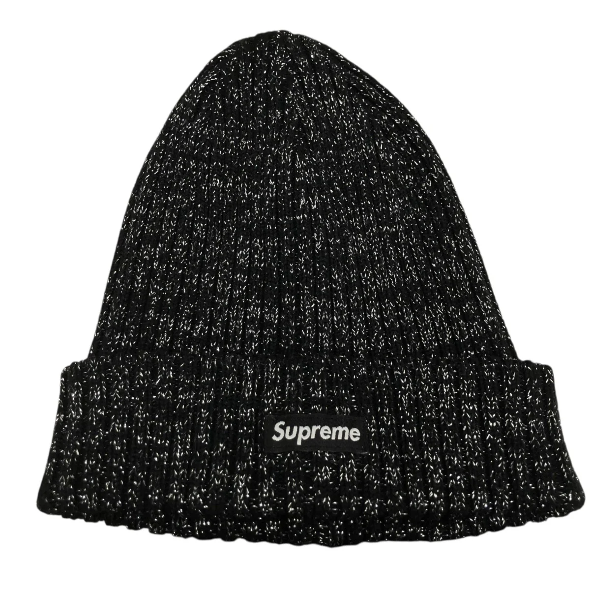 Overdyed Beanie Metallic Blackニットキャップ