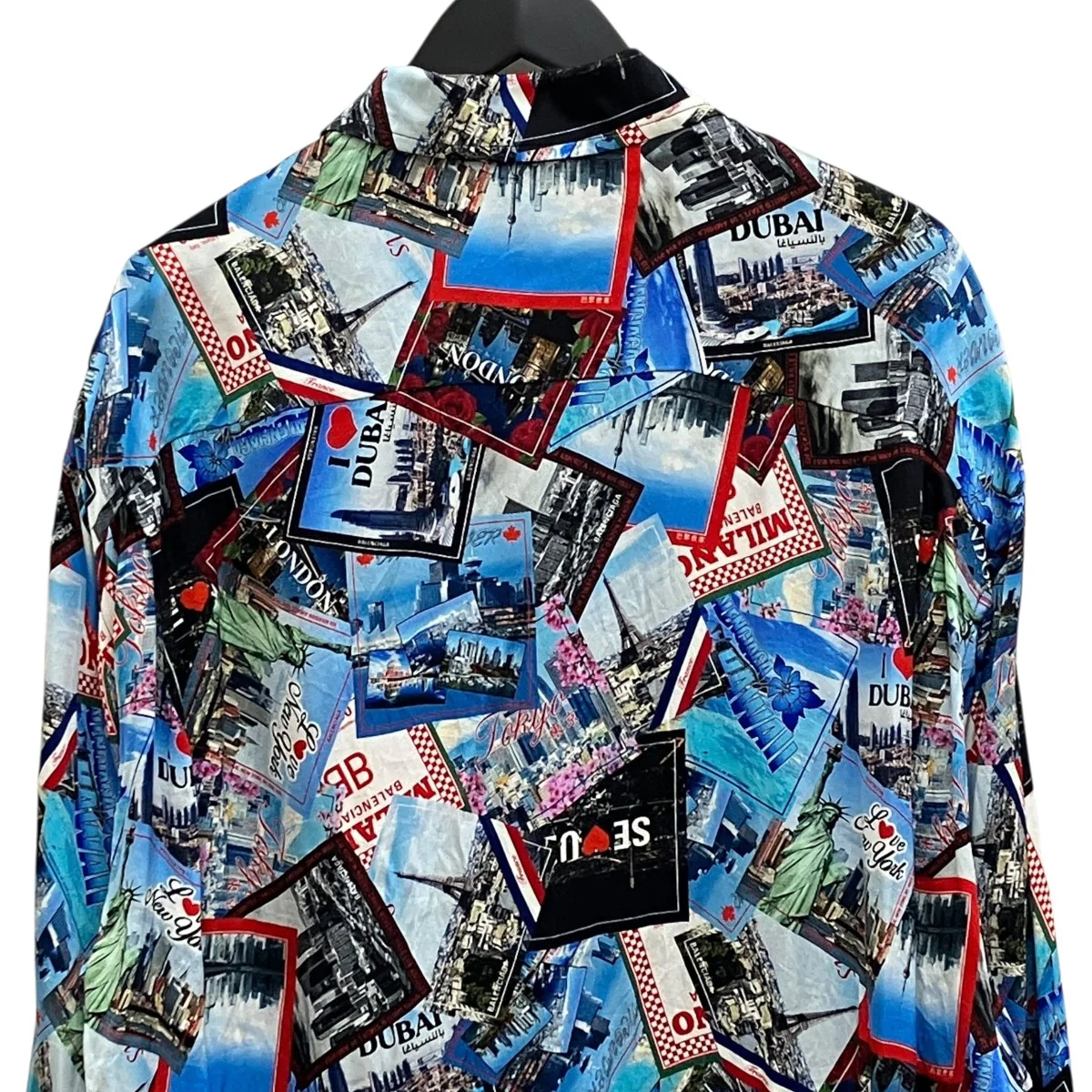 ポストカード 総柄シルクシャツ 681812 TML05 - Image 4