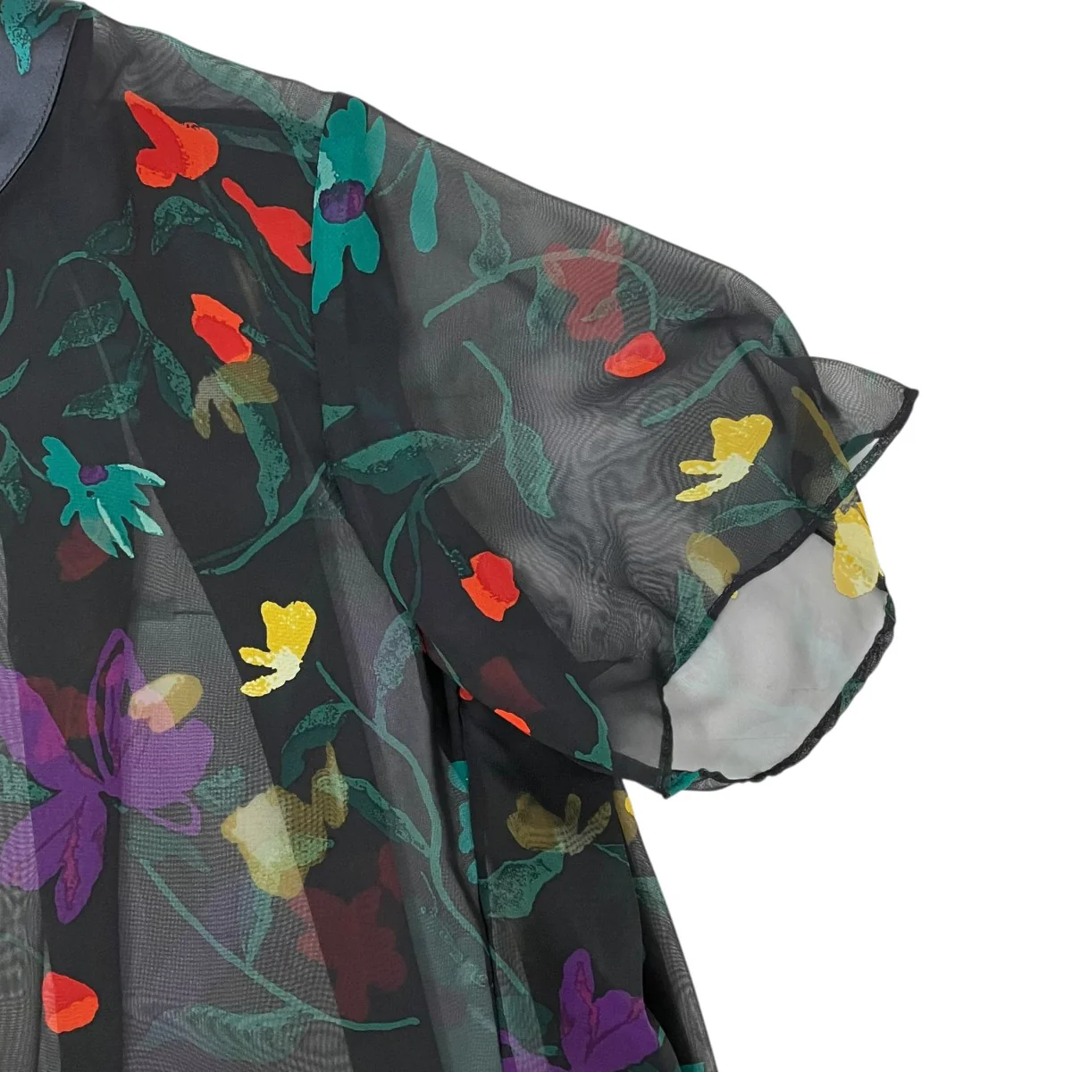 24SSFloral Print Pullover半袖ブラウス24-07296 - Image 5