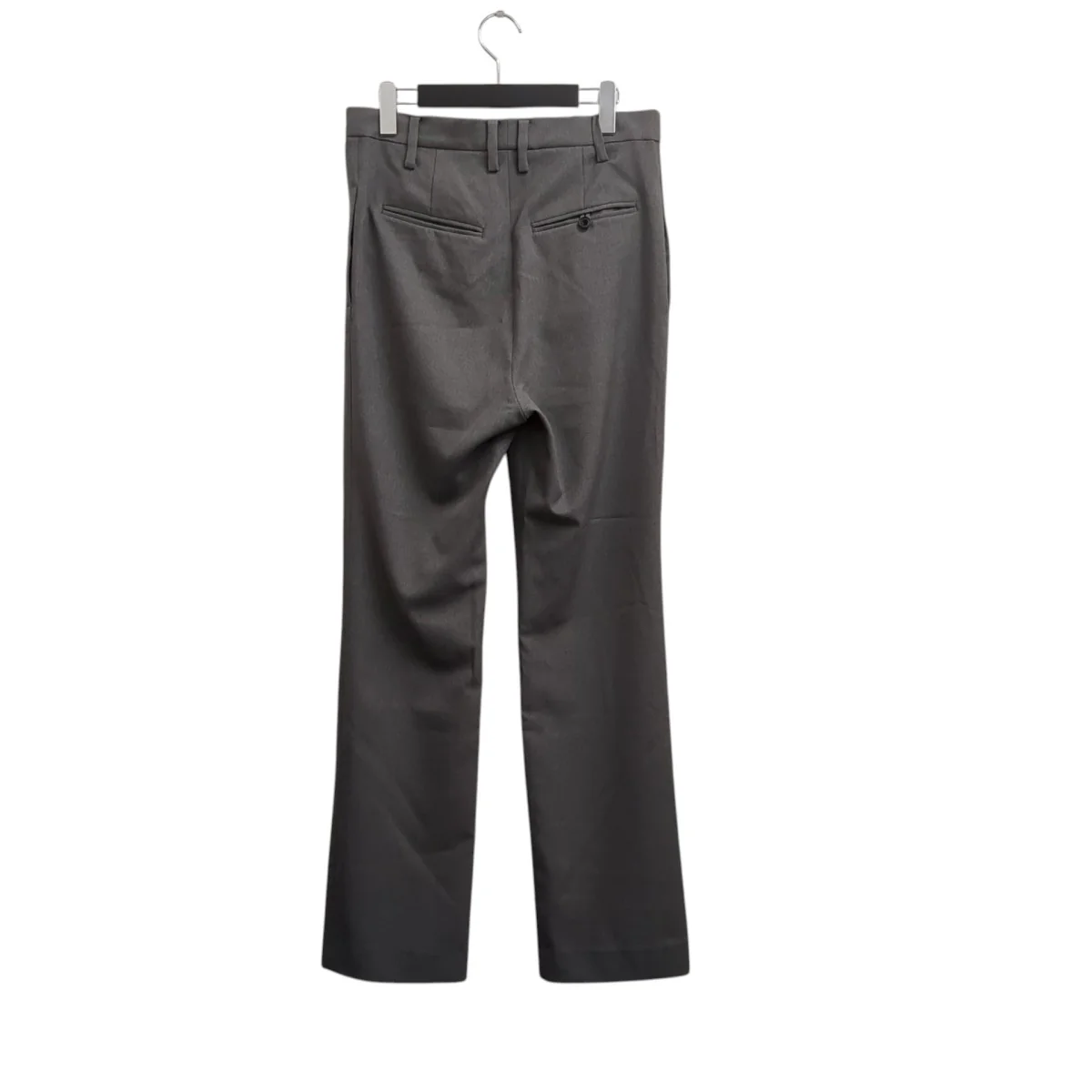 RECYCLE POLYESTER STRAIGHT PANTS   GRAYスラックスAM26A-P05 - Image 2