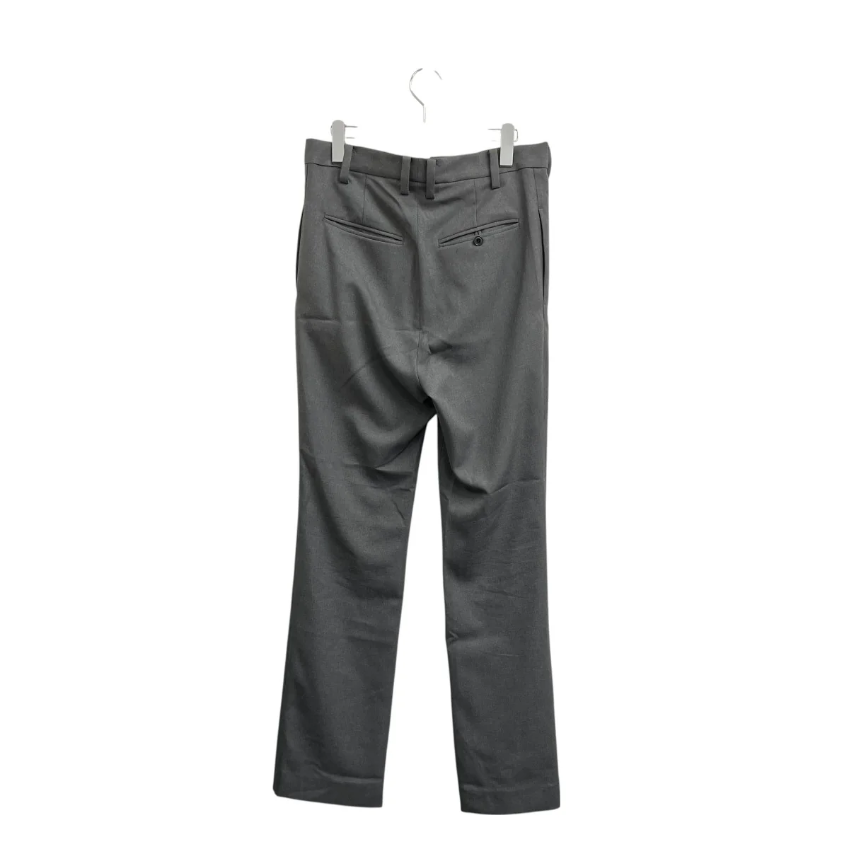 RECYCLE POLYESTER STRAIGHT PANTS   GRAYスラックスAM26A-P05 - Image 2