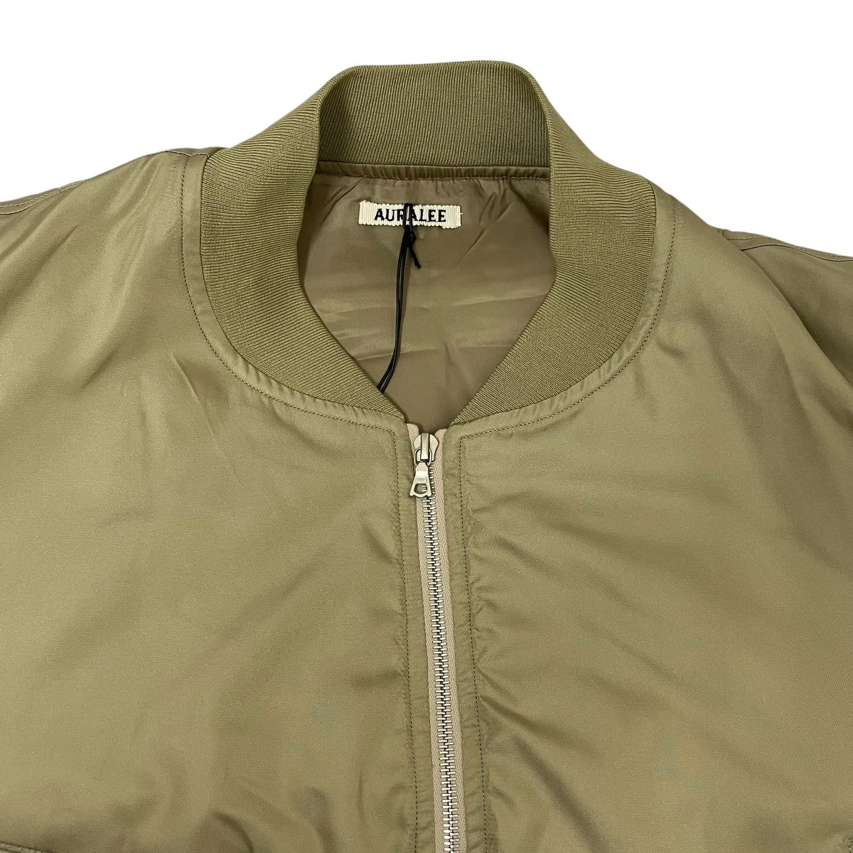 HIGH DENSITY SILK TWILL FLIGHT BLOUSONMA-1ジャケットA25SB01AS - Image 4