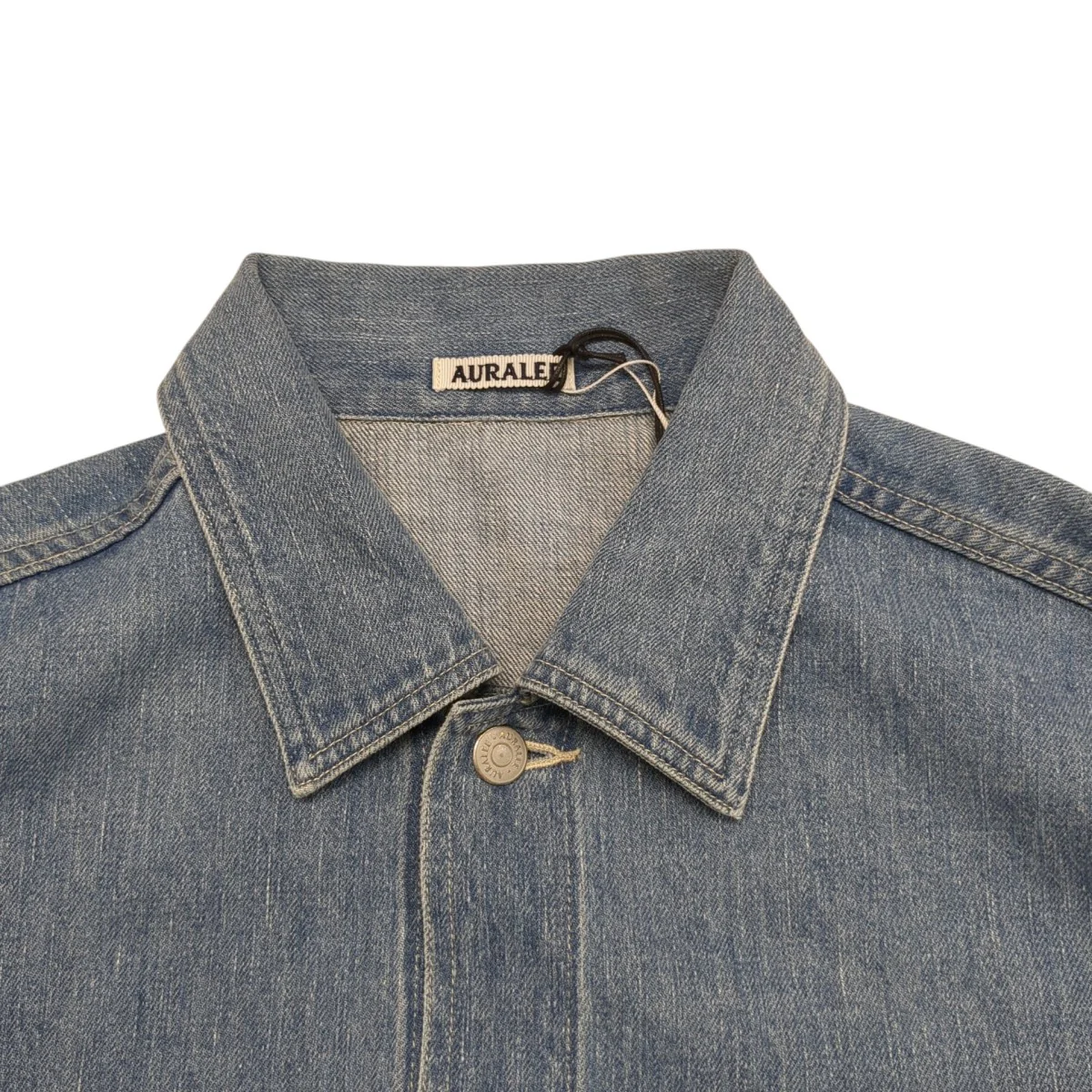 SELVEDGE FADED LIGHT DENIM BLOUSONデニムジャケットA24SB01DE - Image 4