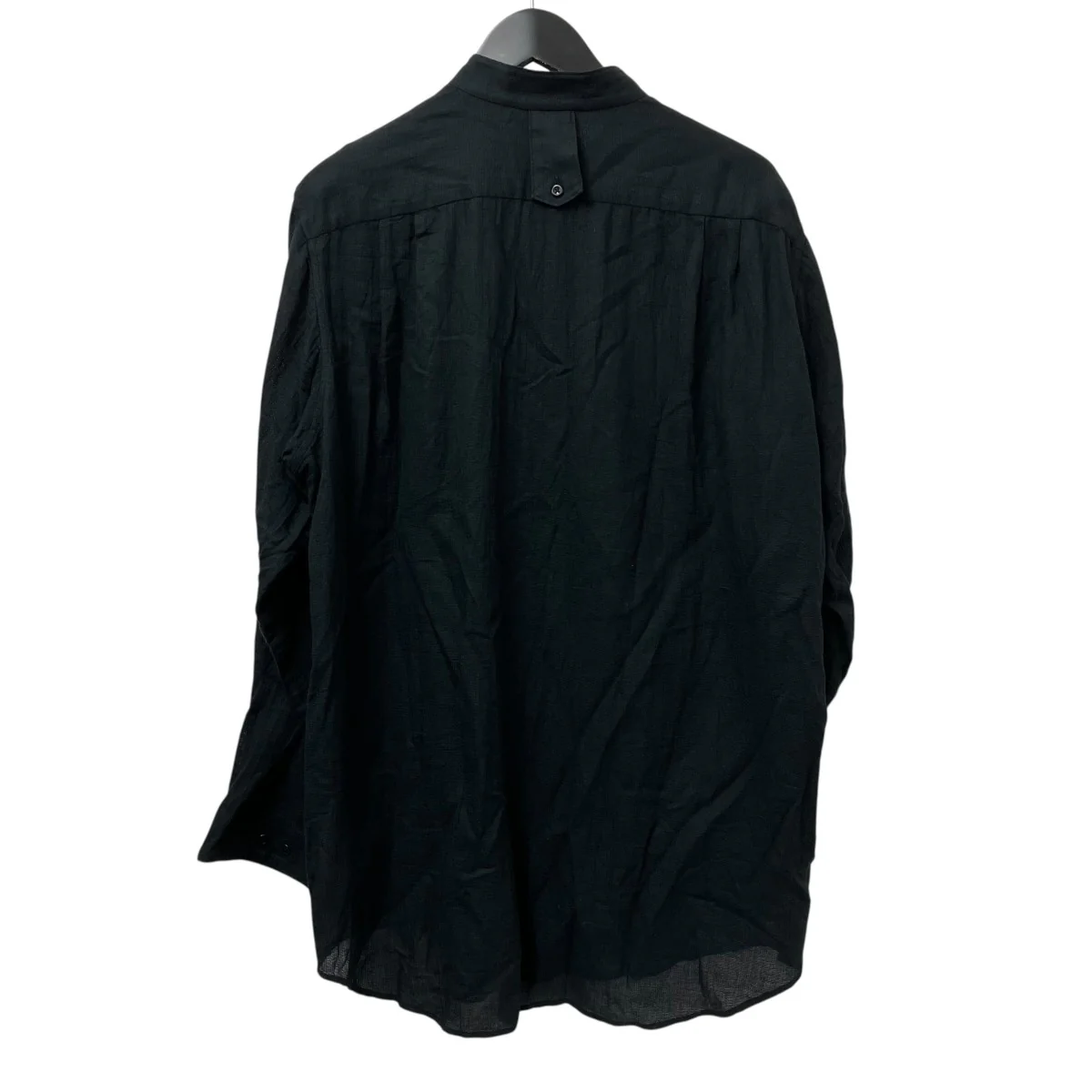 Panama Cotton Stand Collar Shirtシャツ141ST-SH05-VIN4 - Image 2