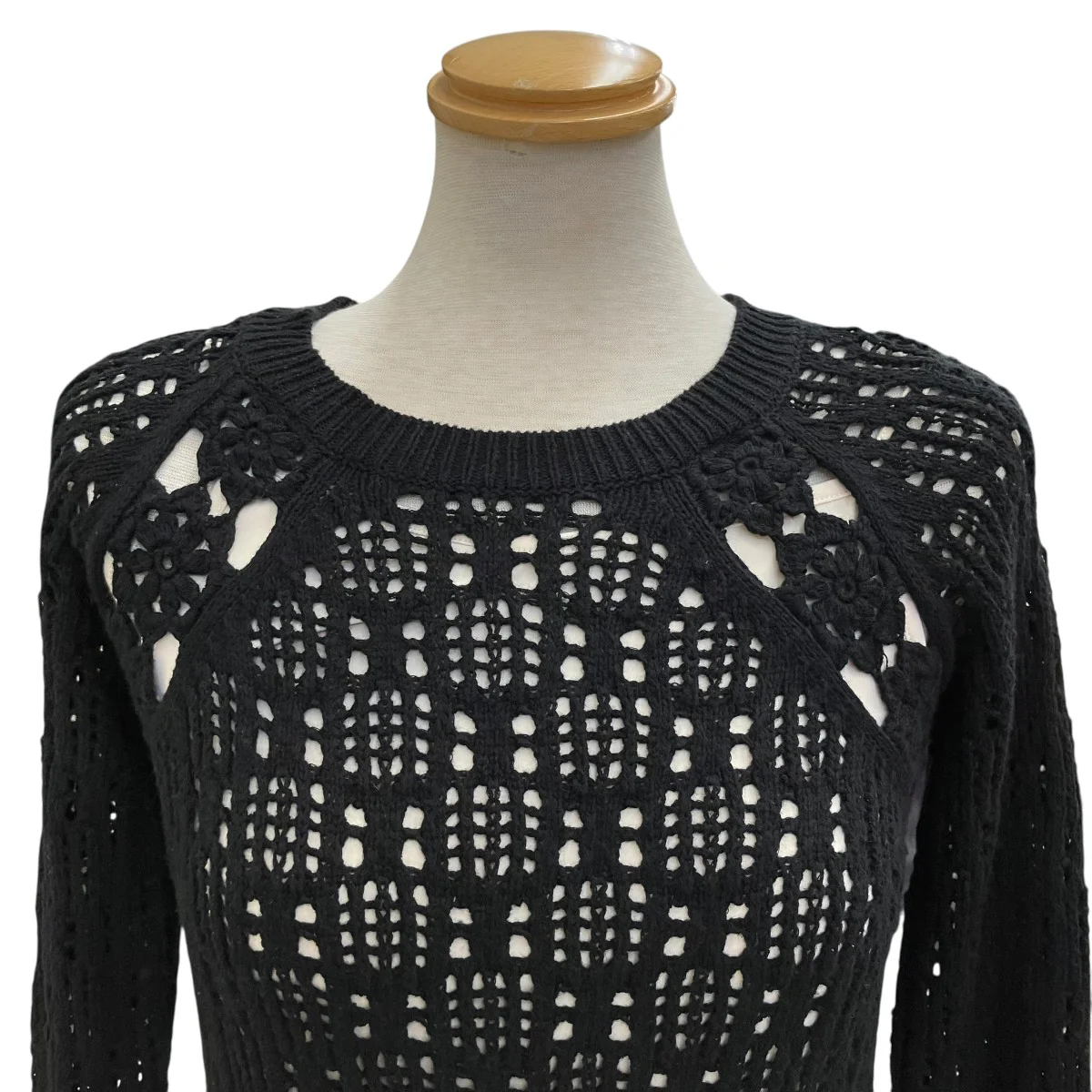 スリップドレス01210560430 CROCHET RAGLAN LONG DRESS - Image 4