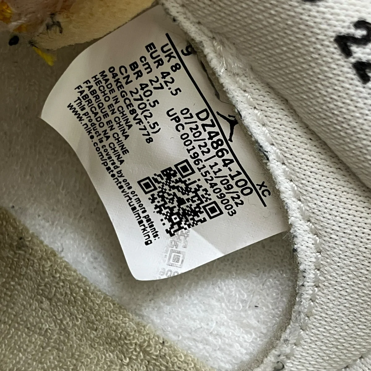 AIR JORDAN 1 KO LOW SPスニーカーDZ4864-100 - Image 7