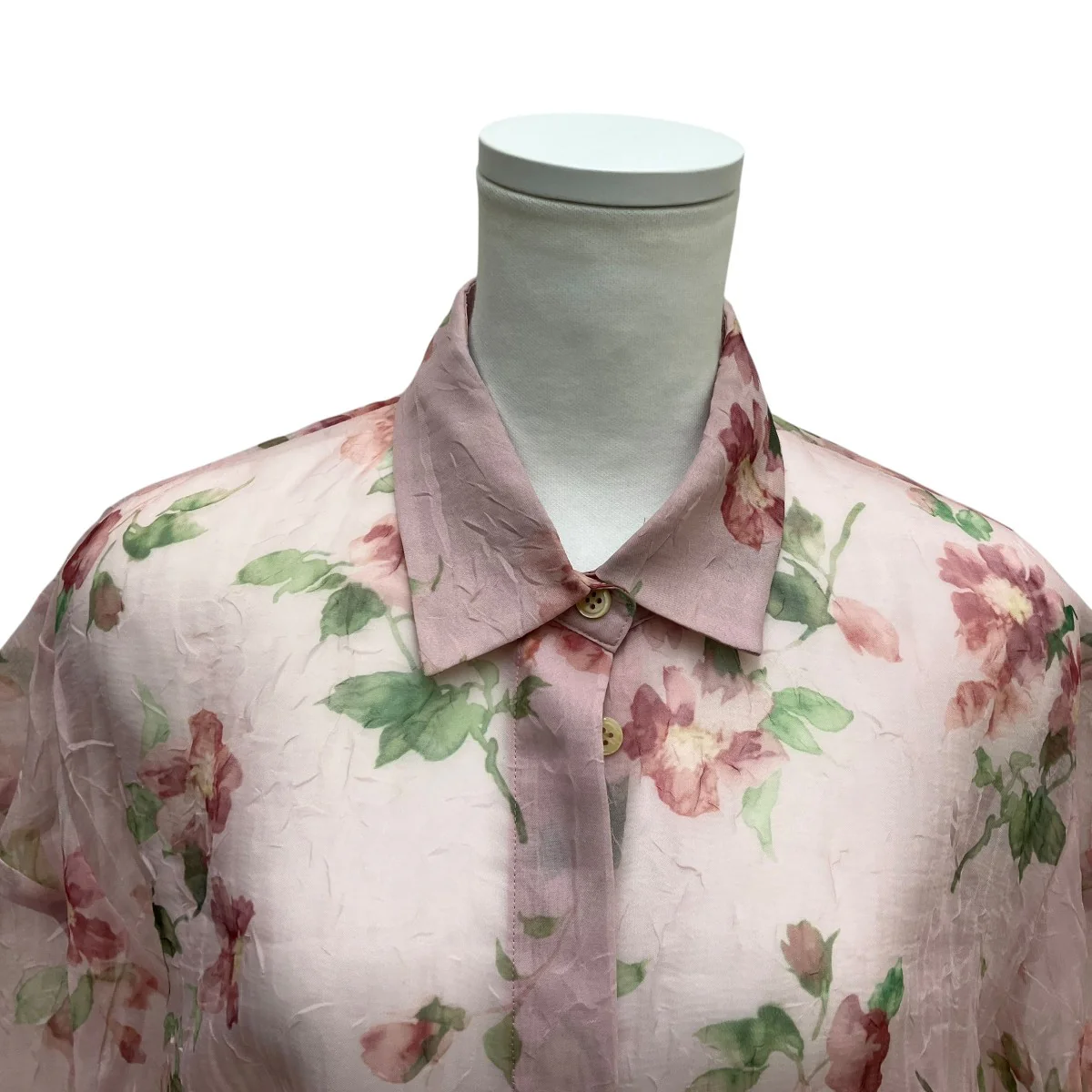 SHEER FLOWER SHORT SLEEVE SHIRTS花柄半袖シアーシャツ18122-4222 - Image 2