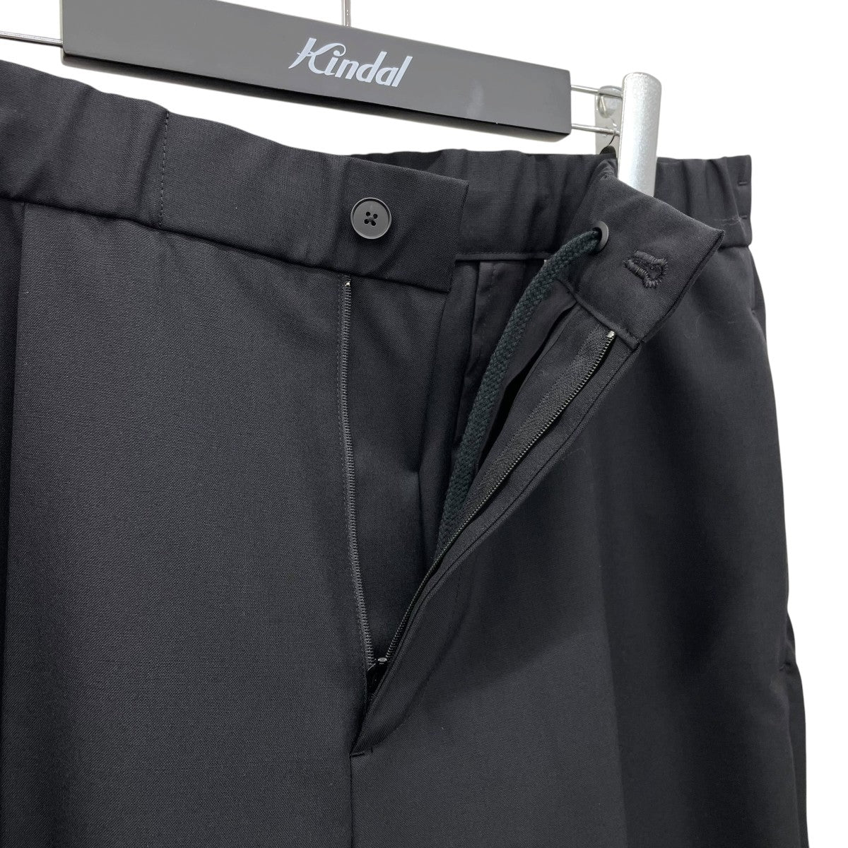 WOOL TROPICAL TAPERED EASY PANTS PRAGCW0700 - Image 5