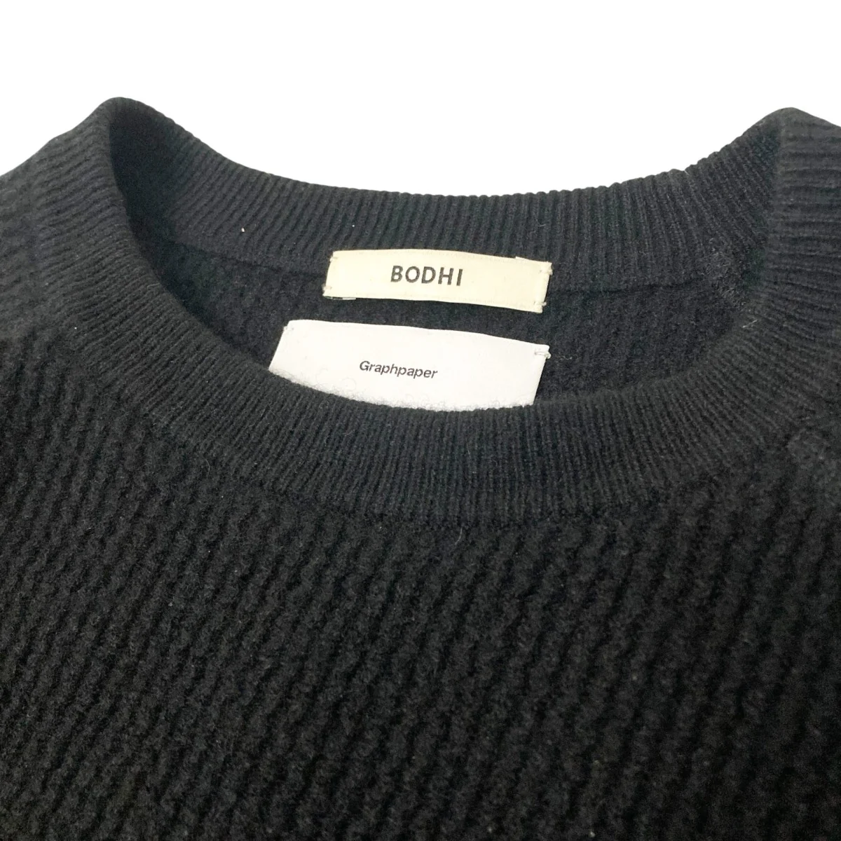 Waffle Cashmere Raglan Long Sleeve Teeラグランニット - Image 3