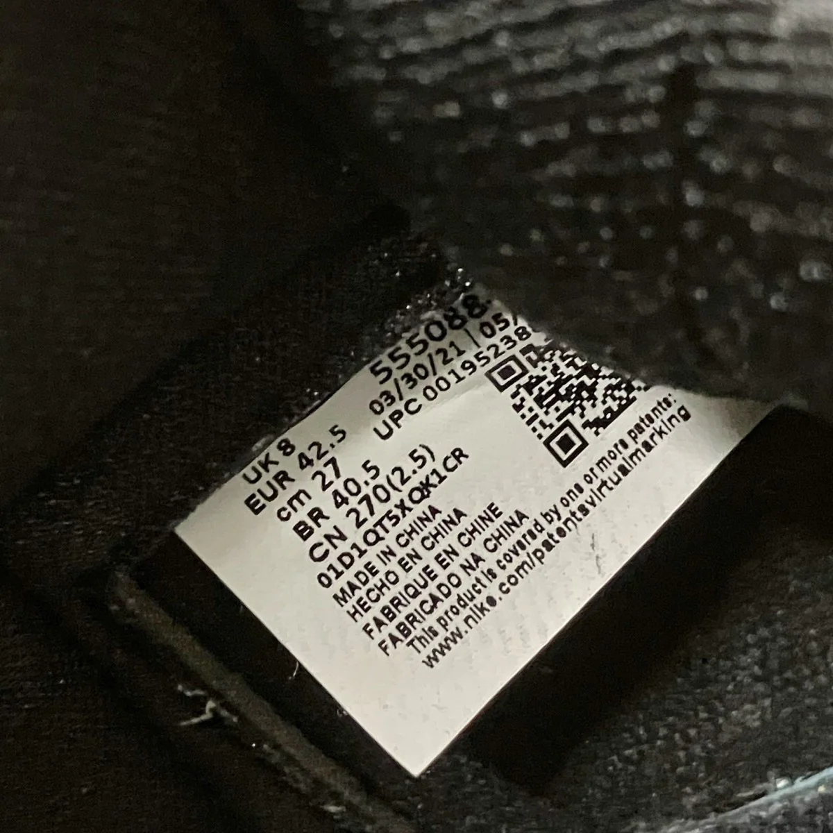 AIR JORDAN 1 RETRO HIGH OGハイカットスニーカー555088 701 - Image 6