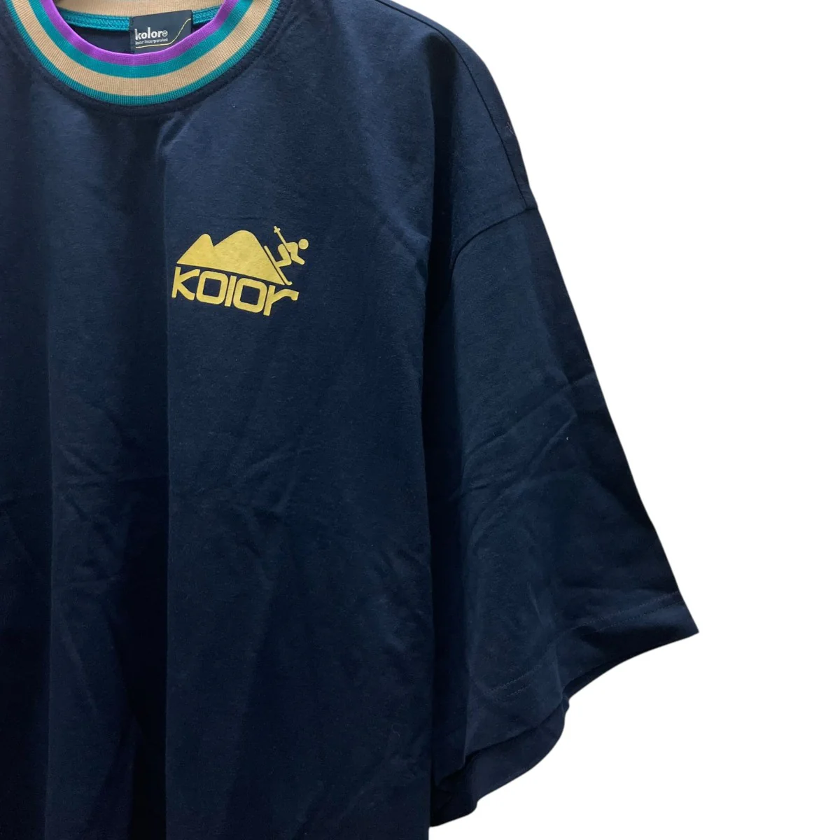 オーバーラップリブTシャツ - Image 4