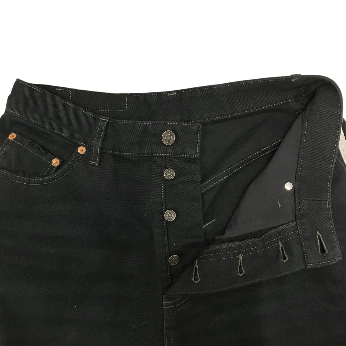 23SS adidas Destroyed Baggy Denim Shorts デニムショートパンツ - Image 6