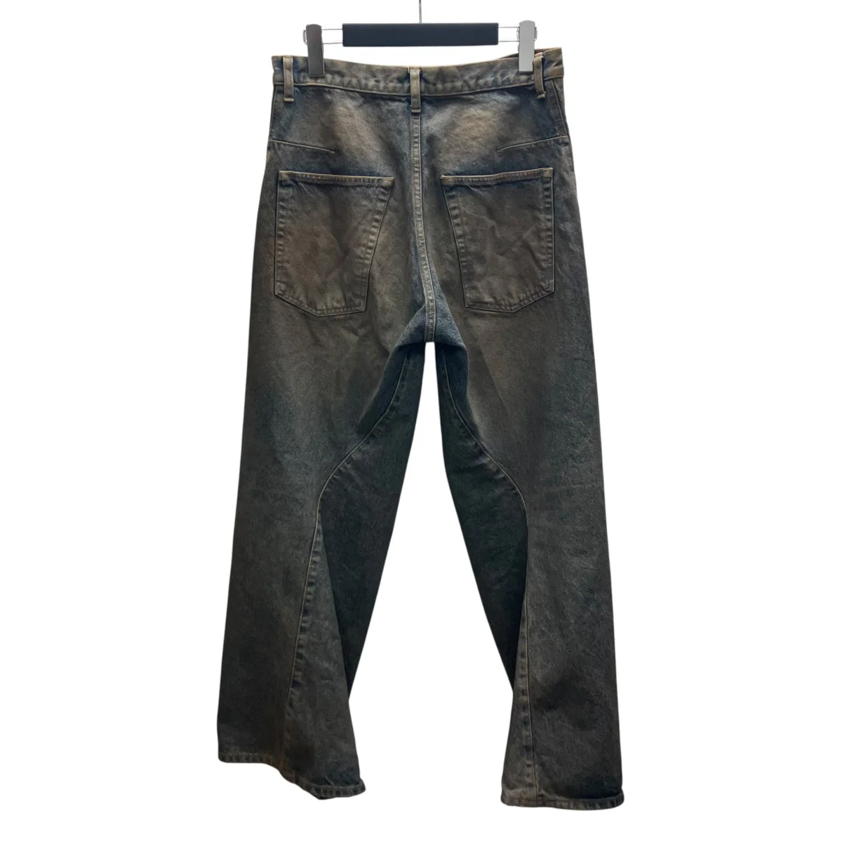 25AW 3D TWISTED WIDE LEG JEANS   MUD FADED INDIGO 3D ツイステッド ワイド レッグ ジーンズデニムパンツ - Image 3
