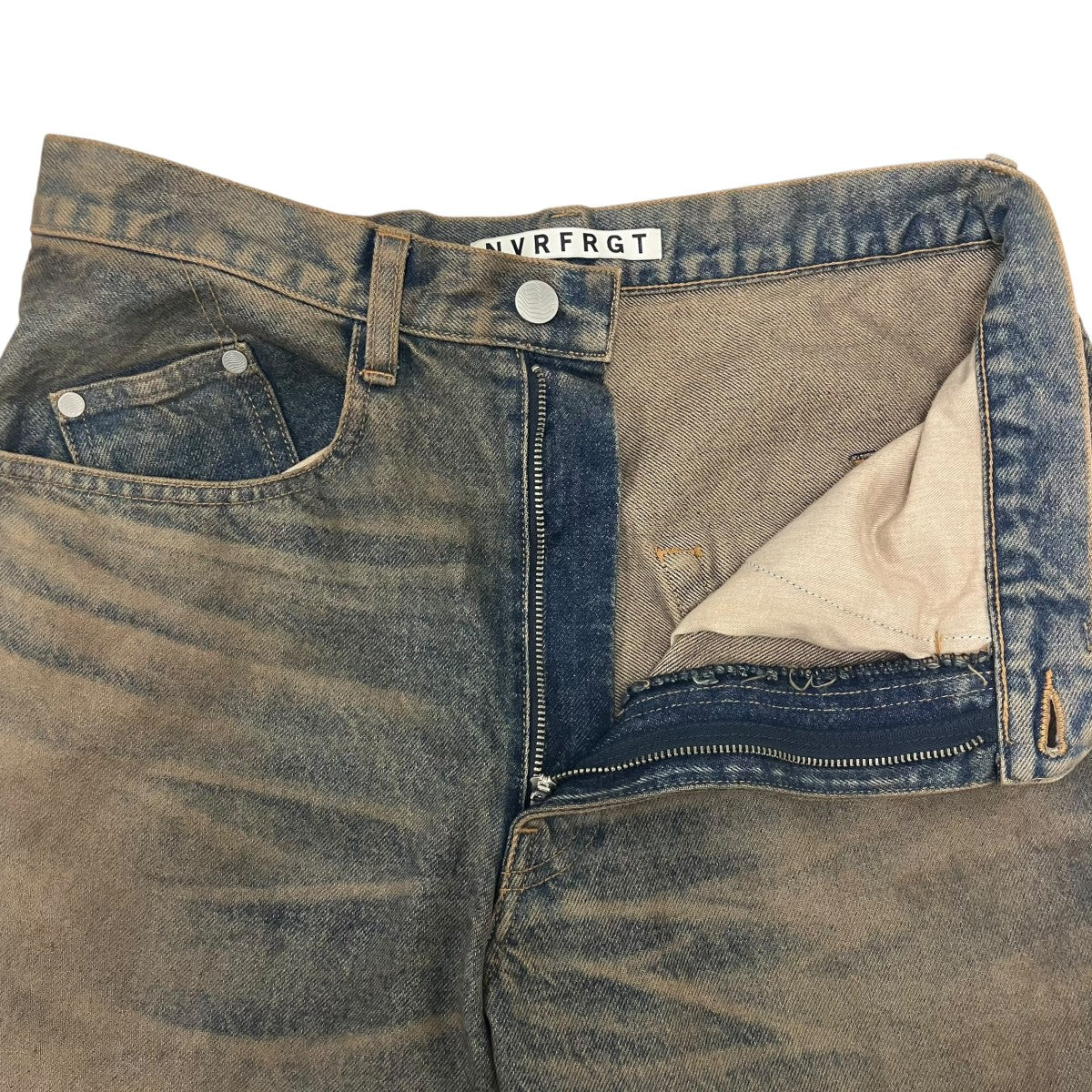 25AW 3D TWISTED WIDE LEG JEANS   MUD FADED INDIGO 3D ツイステッド ワイド レッグ ジーンズデニムパンツ - Image 5