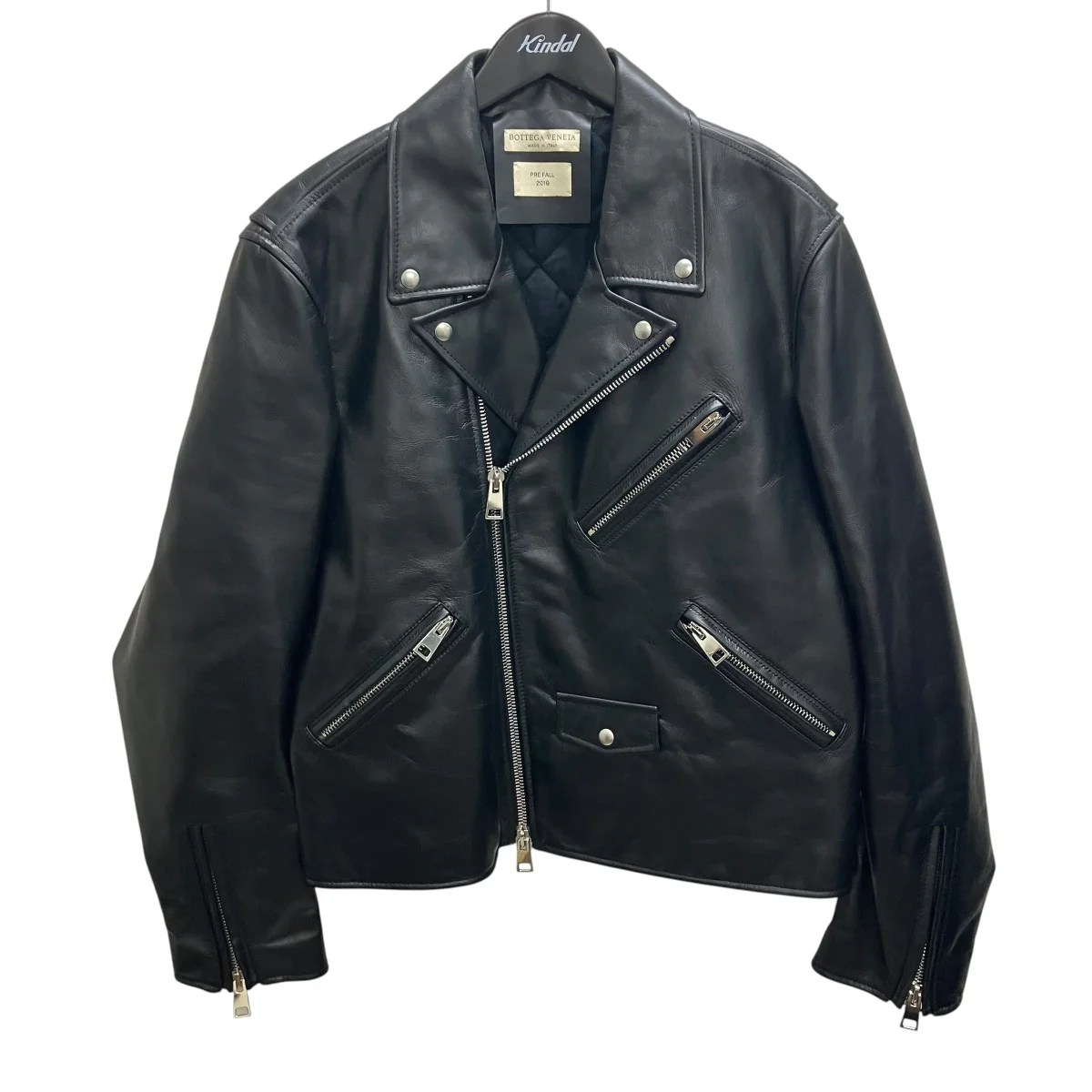 19FW カーフレザー ダブルライダースジャケット