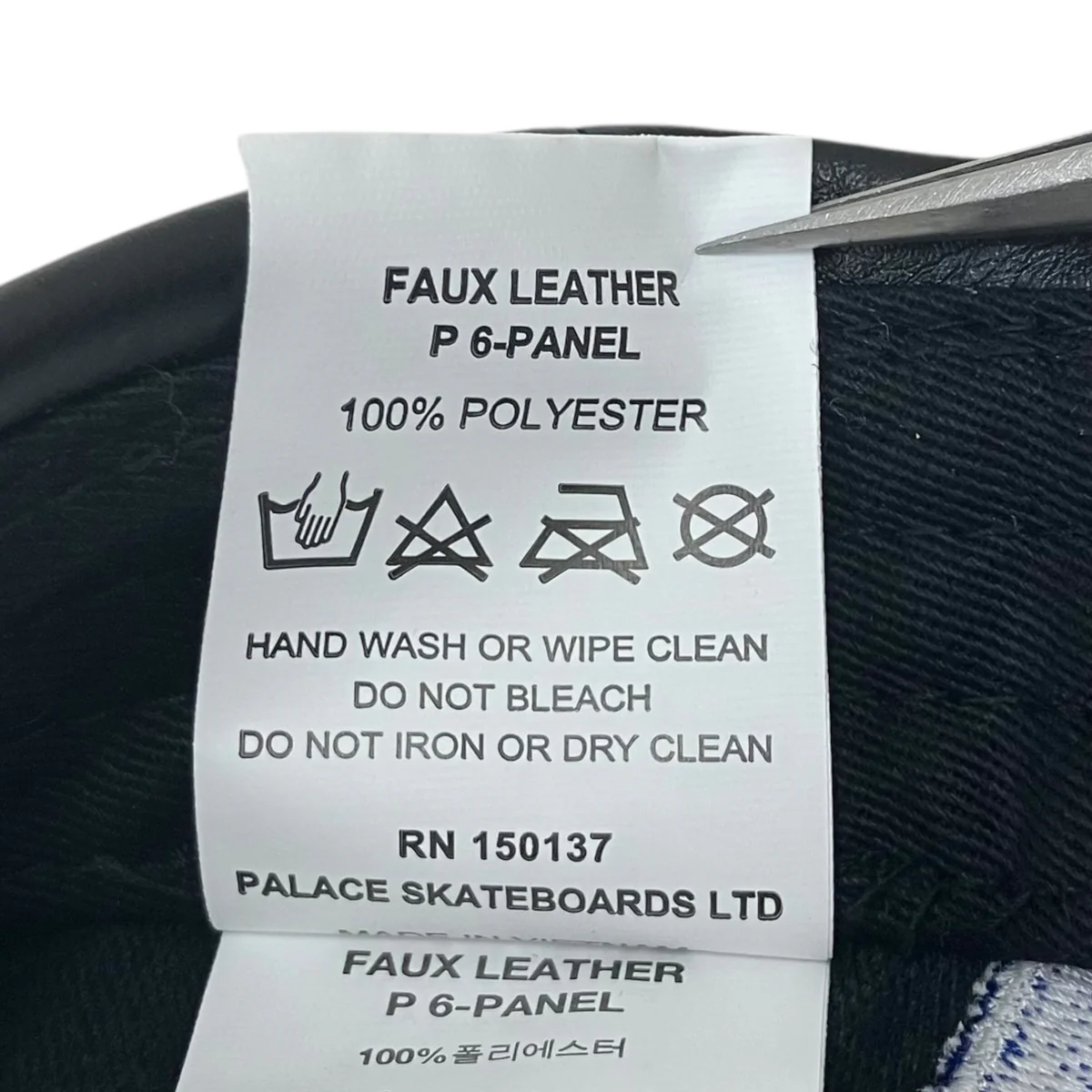 FAUX LEATHER  P 6-PANELキャップ - Image 8