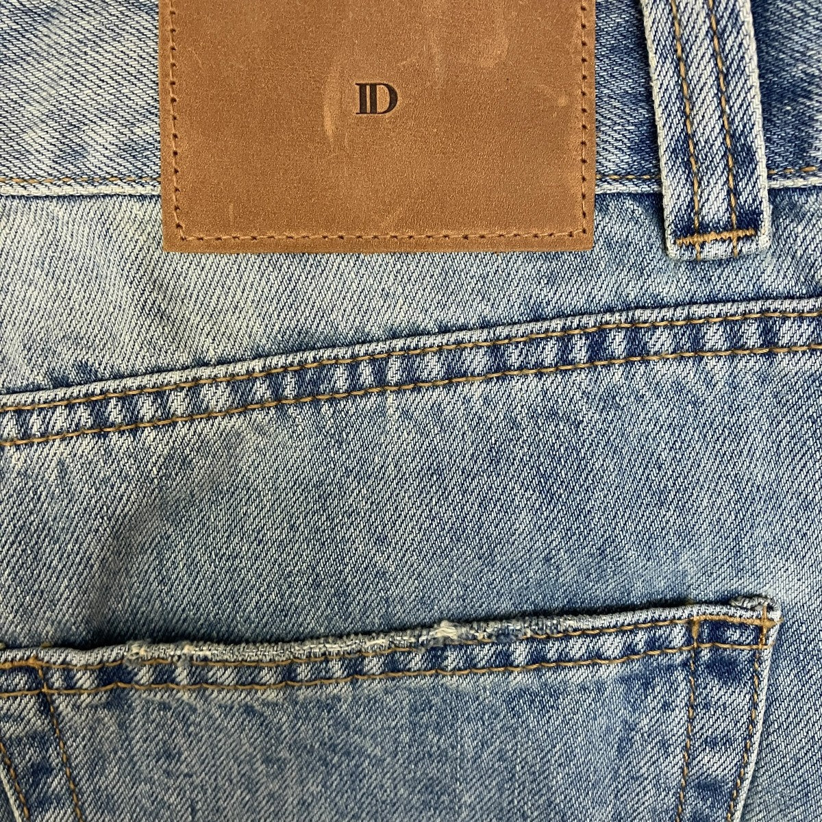 ウォッシュドワイドデニムパンツ - Image 5