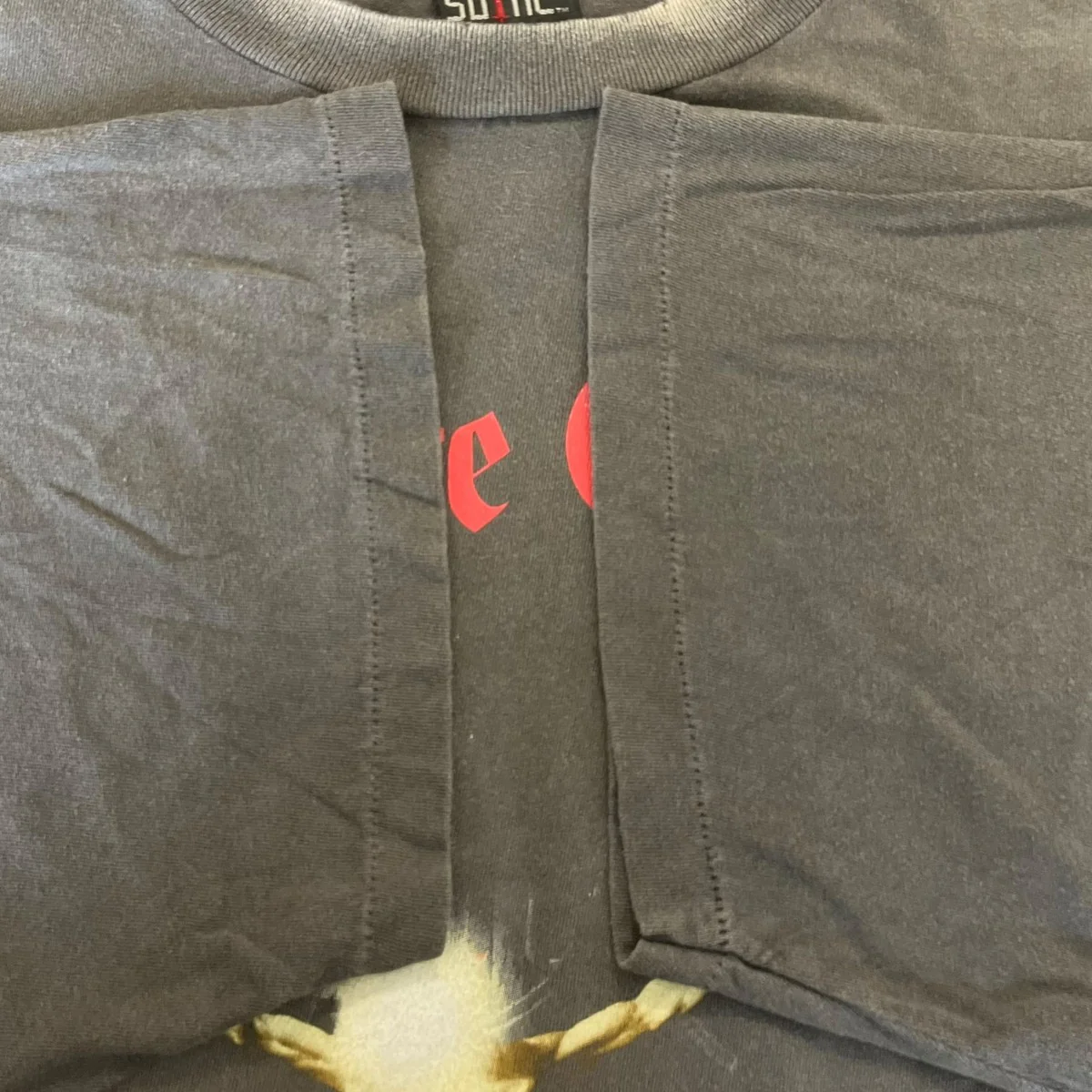 COMPLETE CONTRL KK SS TEE ヴィンテージ加工Tシャツ - Image 4
