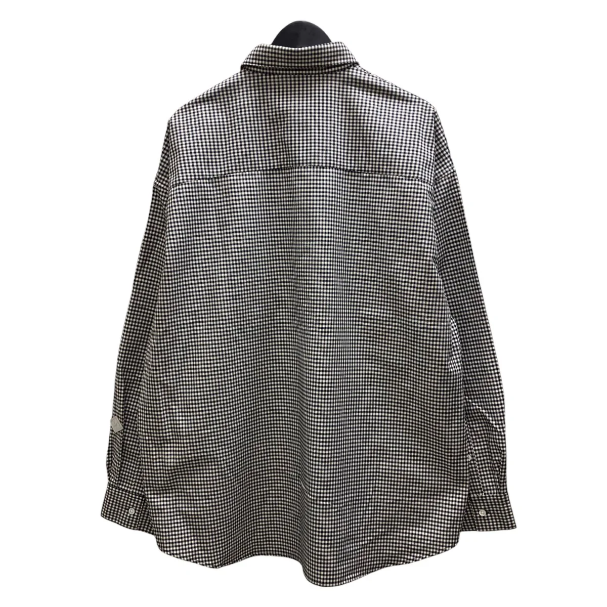 ROUND NECK OXFORD SHIRT ギンガムチェックシャツ - Image 3
