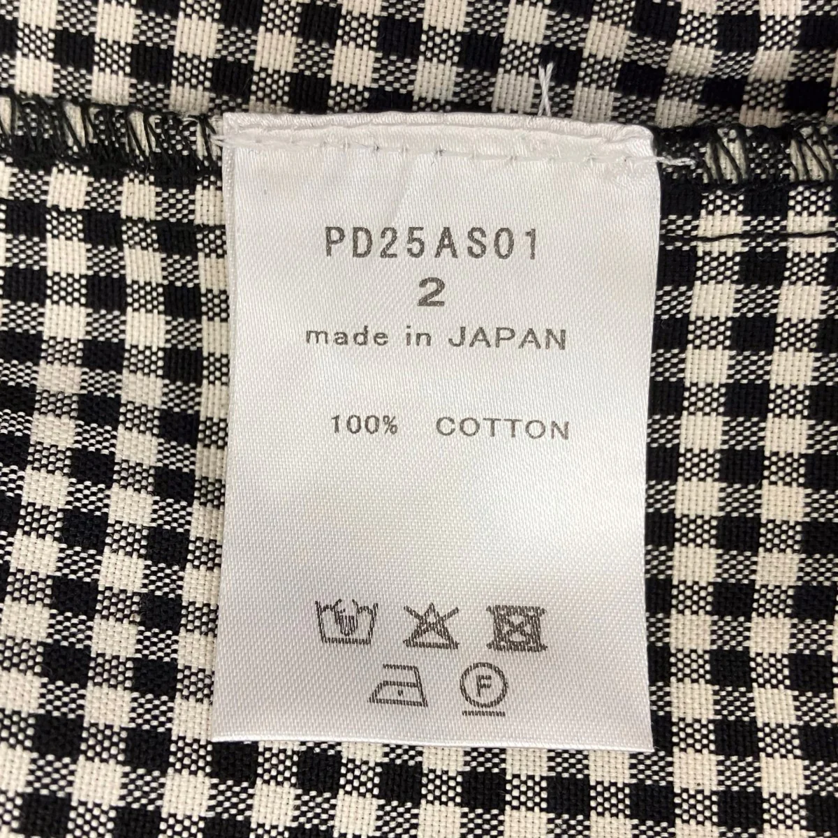 ROUND NECK OXFORD SHIRT ギンガムチェックシャツ - Image 5