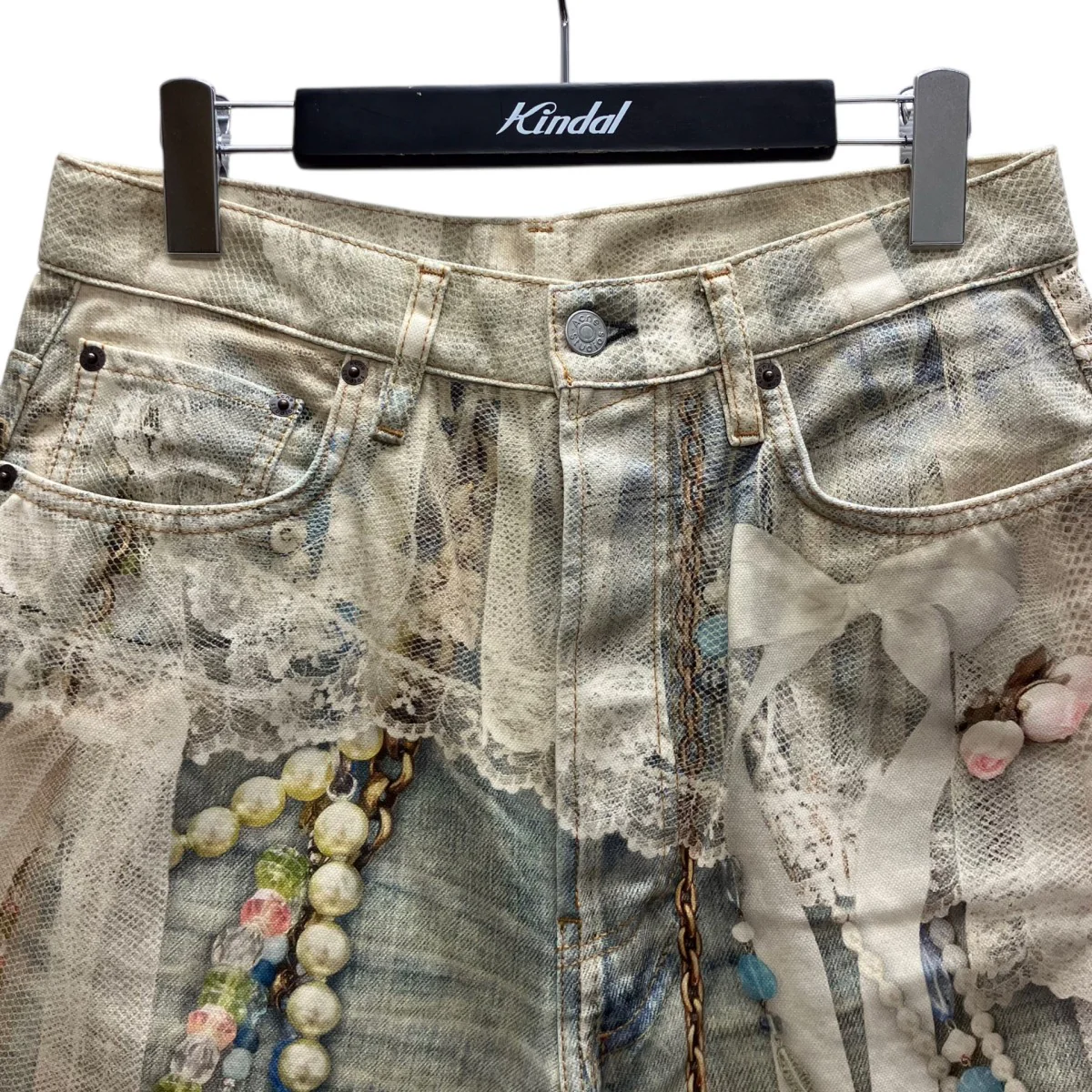 トロンプルイユプリントショートパンツ - Image 2