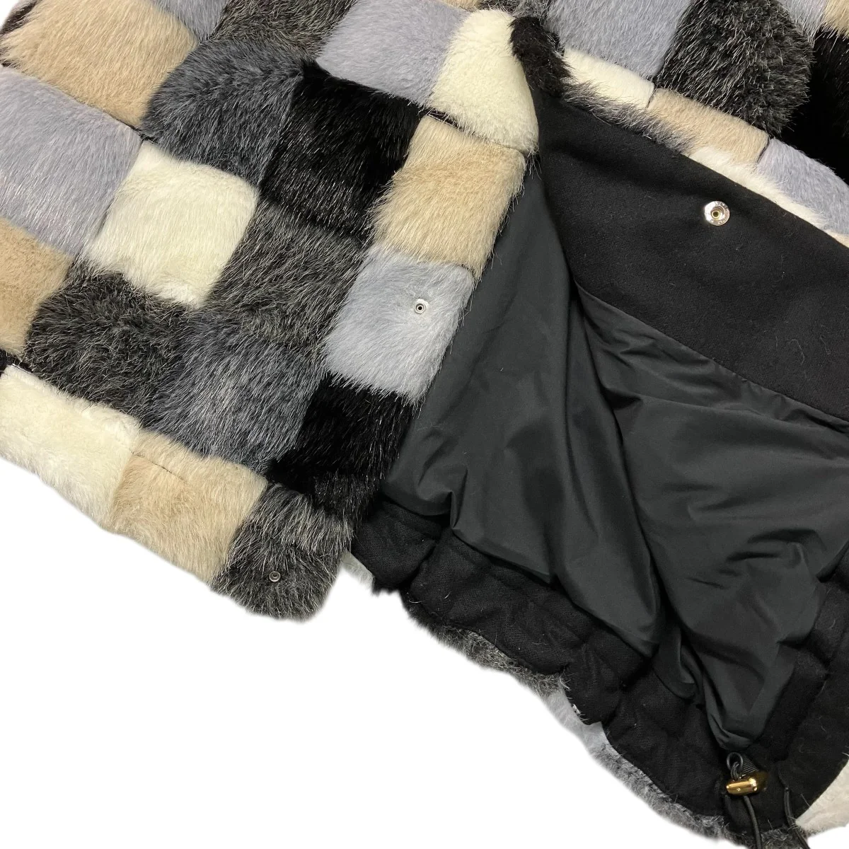 FAKE FUR JACKETパッチワークフェイクファージャケット20AW-JKH-005 - Image 5