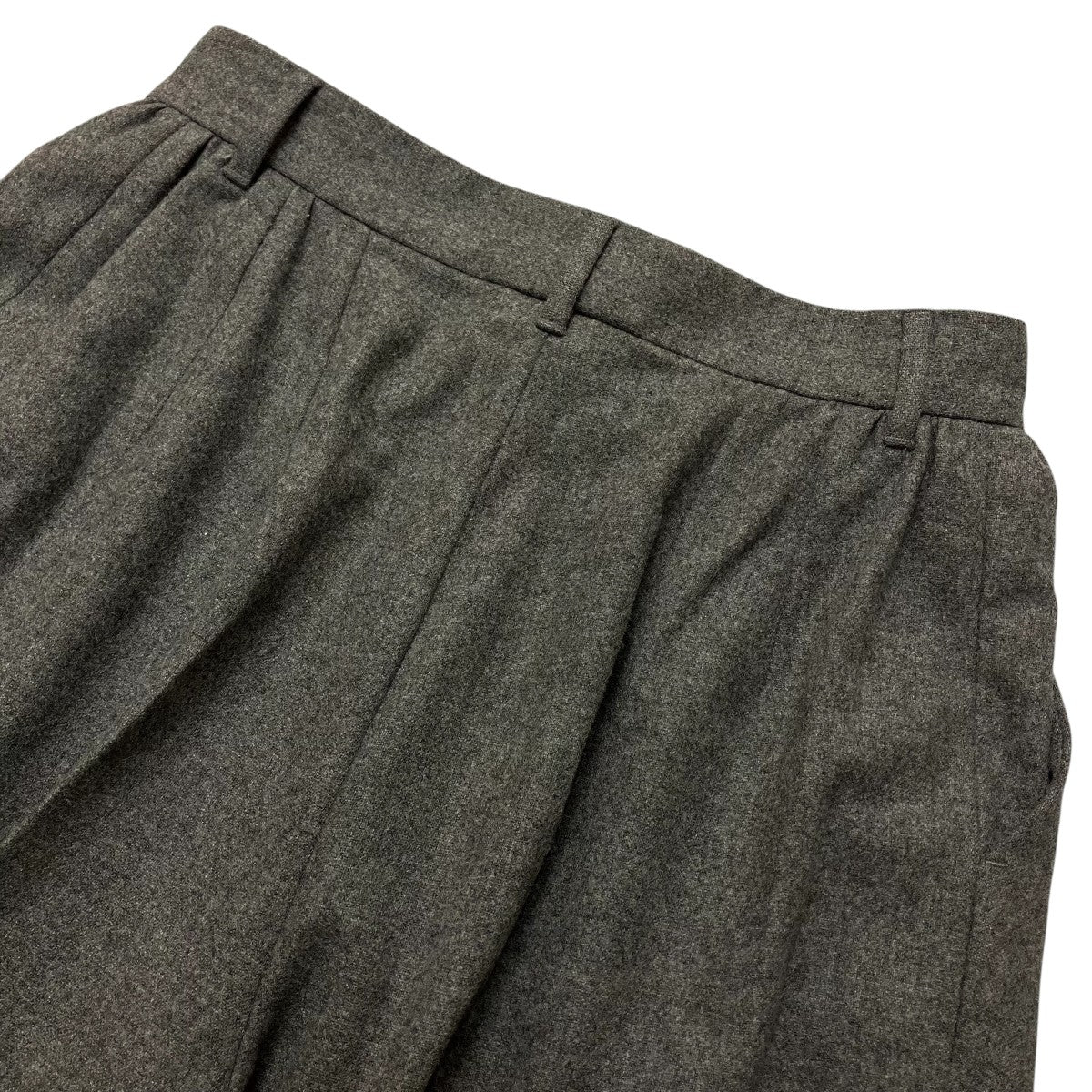 カシミヤ混タックパンツ - Image 4