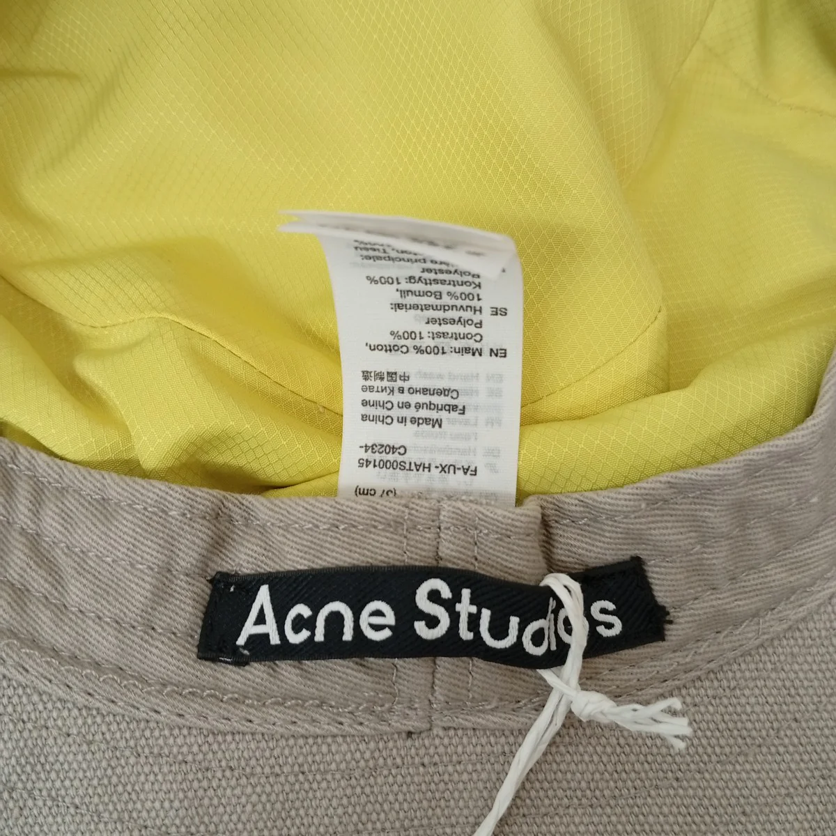 Canvas Bucket HatバケットハットFA-UX-HATS000145 - Image 6