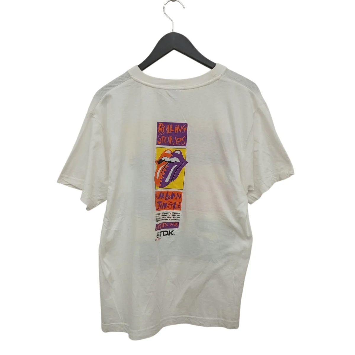 THE ROLLING STONENS EUROPE 1990 URBAN JUNGLETシャツ - Image 2