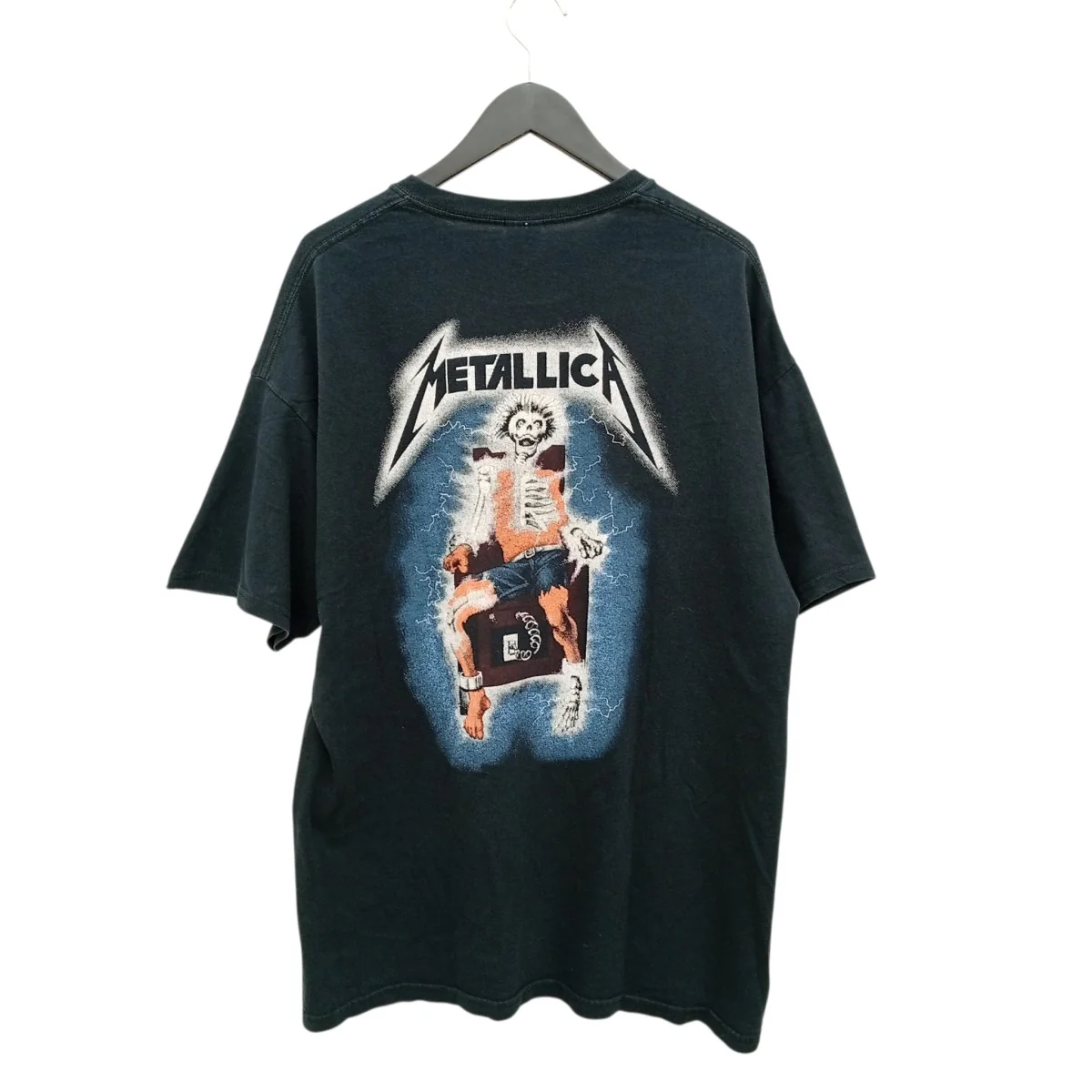 C2007 METALLICA RIDE THE LIGHTNING 袖裾ダブル GILDANTシャツ - Image 2