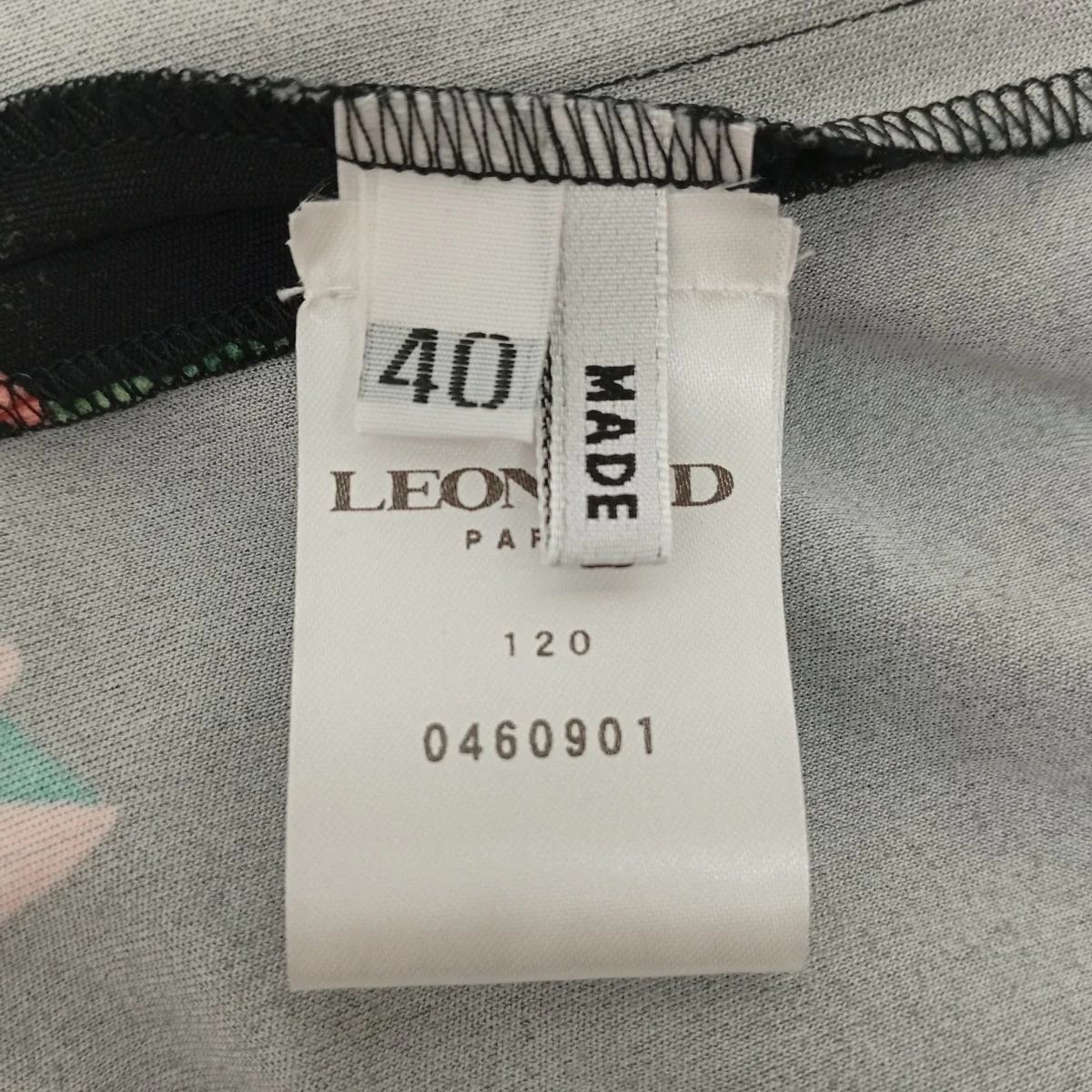 花柄長袖ワンピース0460901 - Image 3