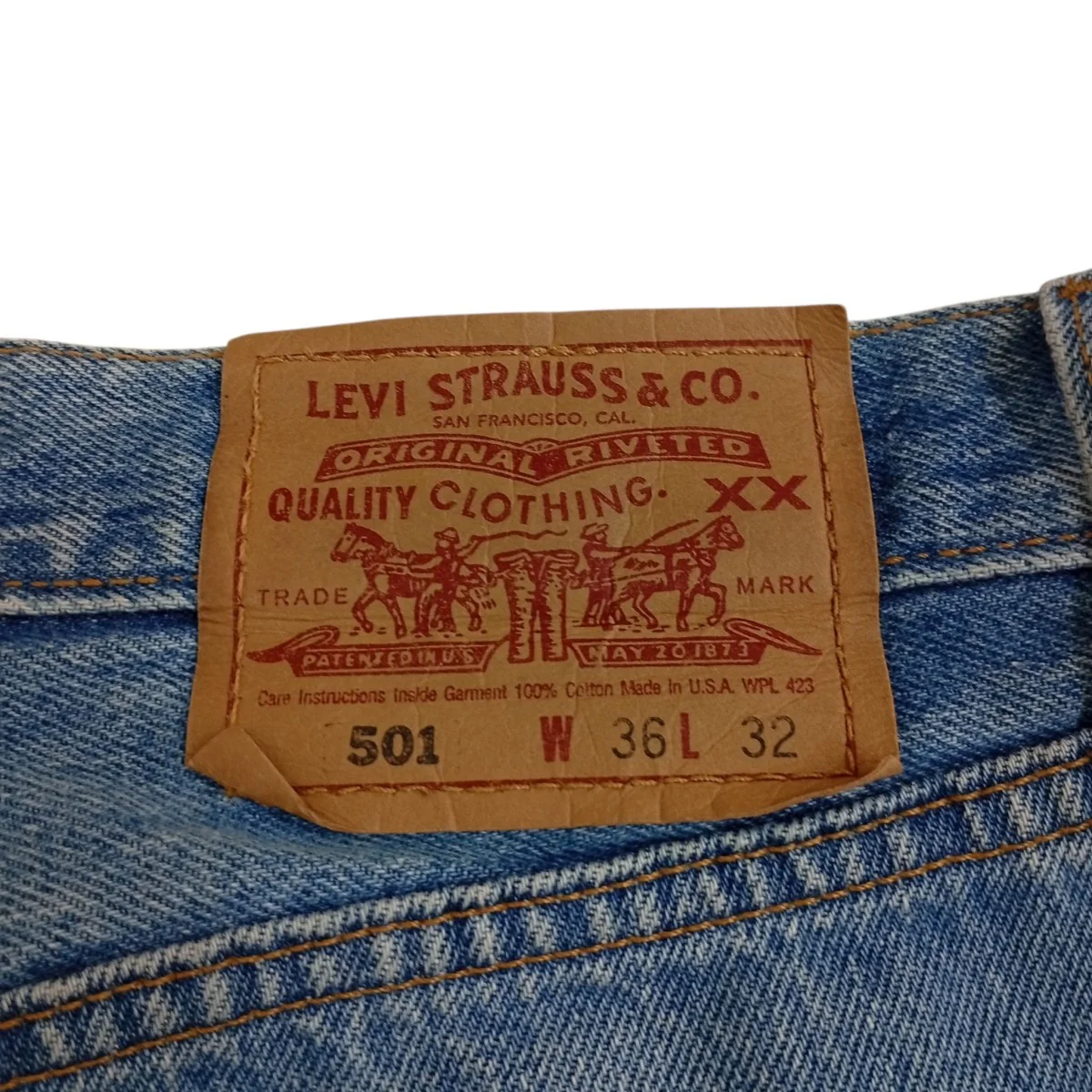 501 裏ボタン653 USA製デニムパンツ - Image 5