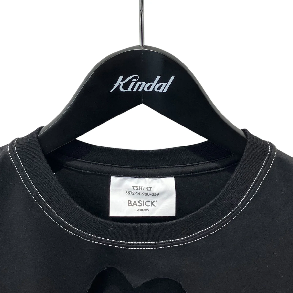 Heart Laser Cut T-shirt半袖カットソーs4-0403 - Image 3